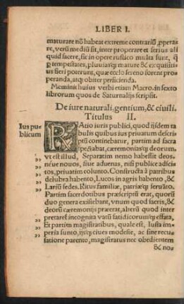 De iure naturali, gentium, & civili. Titulus II.