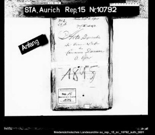 Das Armenwesen in Dunum