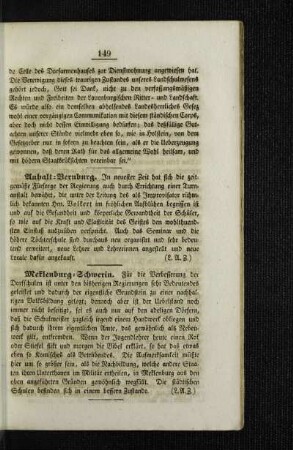 Meklenburg-Schwerin : [Schulnachrichten]