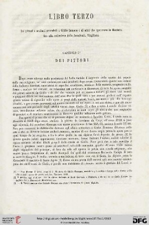 Capitolo I: Dei pittori