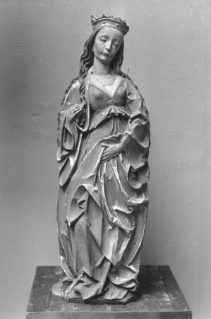Heilige Katharina vom Flügel eines Flügelaltars