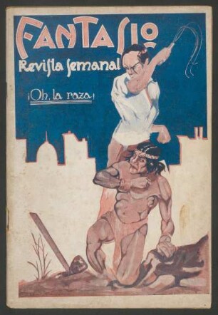 ¡Oh, la raza! [Ilustración] : [Portada]