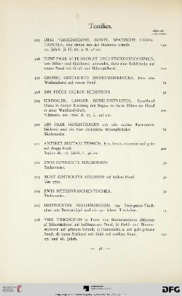 Textilien (Nr. 505-532)