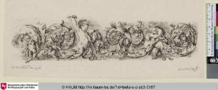 Ornament mit Kindern und Hunden