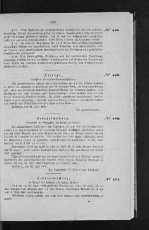 Bekanntmachung, betreffend die Befugniß, Auctionen zu halten.