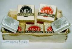 Packungen mit "Mem Zahnpasta"