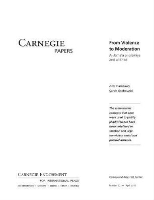 From violence to moderation : l-Jama'a al-Islamiya and al-Jihad