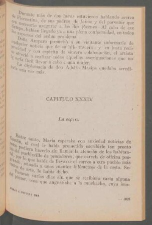 Capítulo XXXIV - La espera