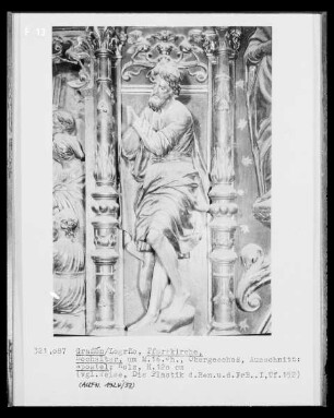 Hochaltar, Detail Obergeschoss: Apostelfigur
