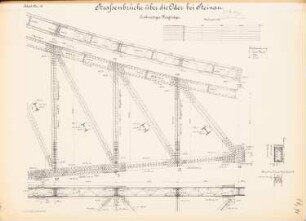 Straßenbrücke über die Oder, Steinau: Linksseitiger Kragträger: Schnitt 1:25