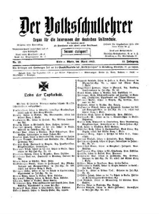 Lohn der Tapferkeit : LVI.