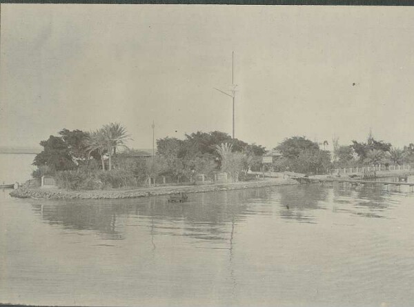 Canal station at the northern end of the Great Bitter Lake