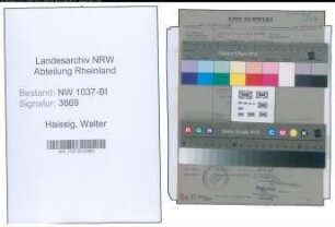 Entnazifizierung Walter Haissig , geb. 05.05.1904 (Ingenieur)