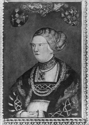 Bildnis Johanna von Wittem (+ 1536), Frau von Eitel Friedrich III von Heohenzollern