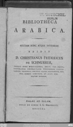 Bibliotheca arabica
