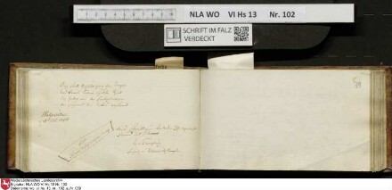Stammbuch des Johann Christian Wilhelm Schütze aus                            Braunschweig