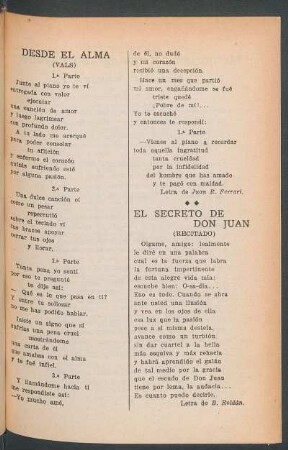 Desde el alma : (Vals)