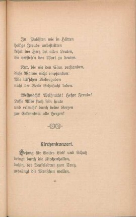 Kirchenkonzert.