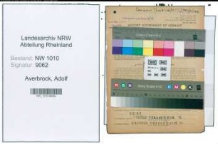 Entnazifizierung Adolf Averbrock , geb. 09.04.1898 (Schuhmacher)
