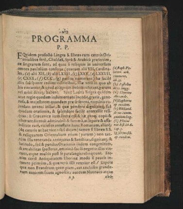 Programma.