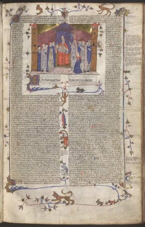 Joannis Andreae Apparatus super sexto Decretalium (Bonifacii VIII) cum contextu verborum - BSB Clm 13008