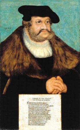 Friedrich III. Kurfürst von Sachsen, genannt "der Weise" (1463 - 1525, Kurfürst 1486 - 1525)