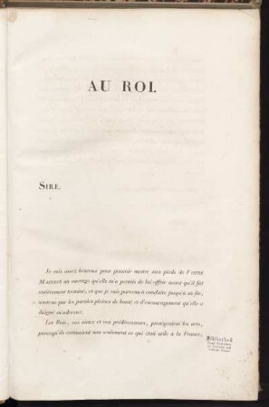 Au roi.