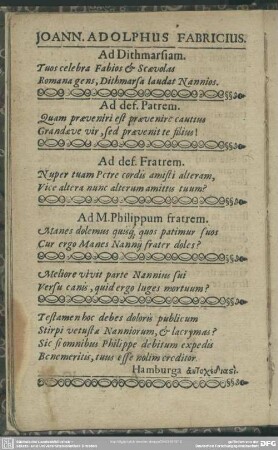 Joann. Adolphus Fabricius