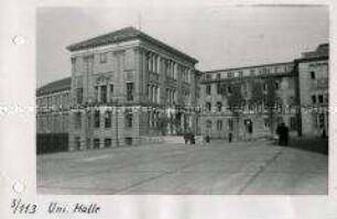 Das Hauptgebäude der Universität in Halle
