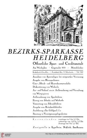 Werbung, Theaterplan, Ehrenbürger
