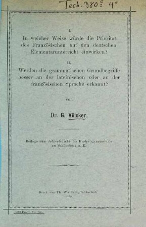 Programm des Realprogymnasiums zu Schönebeck a. E. : Ostern ... 1888/89