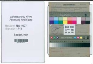 Entnazifizierung Kurt Saeger , geb. 01.02.1911 (Verw.Angestellter)