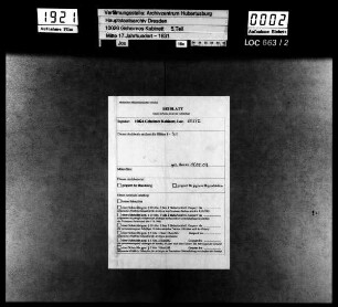 Ordres an den königlich polnischen und kurfürstlich sächsischen Gesandten in Den Haag, Generalmajor de Debrose