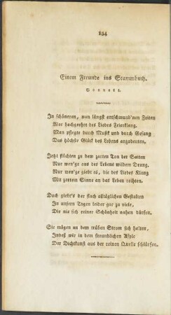 Einem Freunde ins Stammbuch