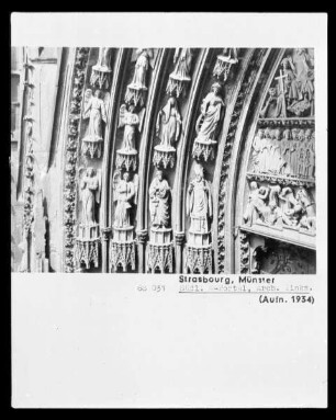 Südliches Westportal — Archivolten