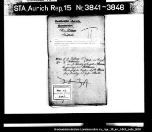 Die dem Heinrich Holtkamp. später dem Johann Arend Harries und später dem Jochen Schulte erteilte Erlaubnis zum Kramhandel in Weenermoor