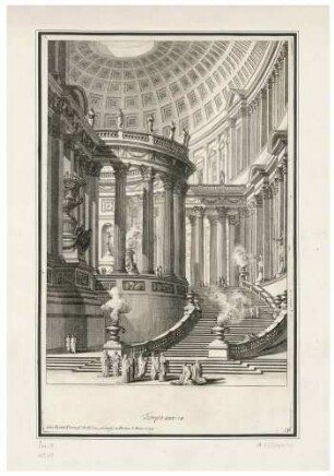 Tempio antico (Antiker Tempel), aus der Folge "Prima Parte di Architetture e Prospettive"