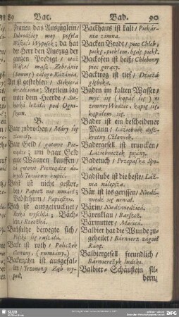 Baar zubrochen - Büttel schreyt etwas aus