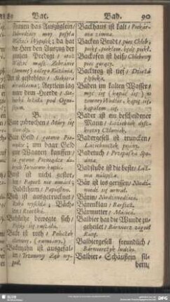 Baar zubrochen - Büttel schreyt etwas aus