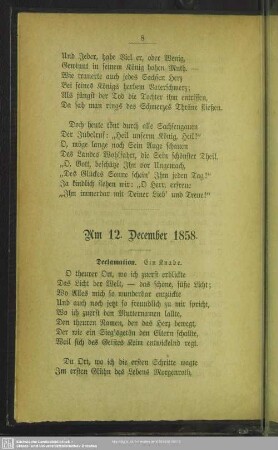 Am 12. December 1858