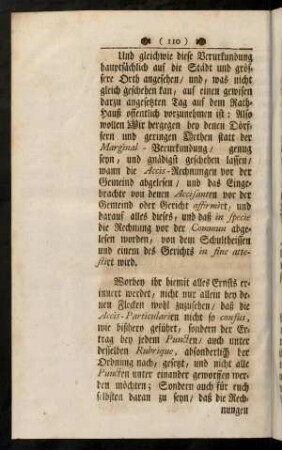 110-120, Und gleichwie diese Verurkundung ...