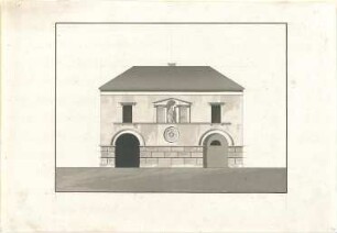 Speeth, Peter; Gebäude - Fassadenentwurf (Ansicht)
