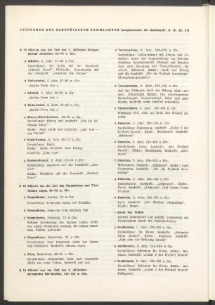 Leihgaben aus europäischen Sammlungen
