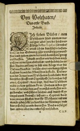 Von den Wolthaten.