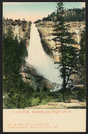 Yosemite. Nevada Falls, Yosemite, Cal.