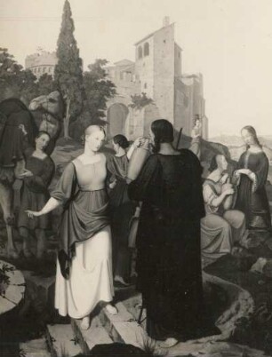 Elieser und Rebekka : Gemälde "Elieser und Rebekka" im Leipziger Museum der Bildenden Künste, 1931 vernichtet