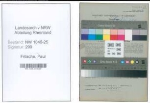Entnazifizierung Paul Fritsche , geb. 21.01.1895 (Kaufmann)