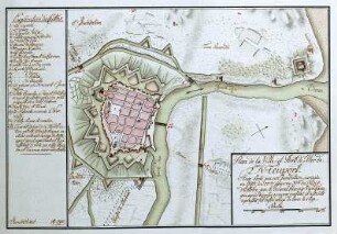 WHK 32 Krieg mit Frankreich 1792-1805: Plan der Belagerung von Nieuwpoort, 22. bis 30. Oktober 1793