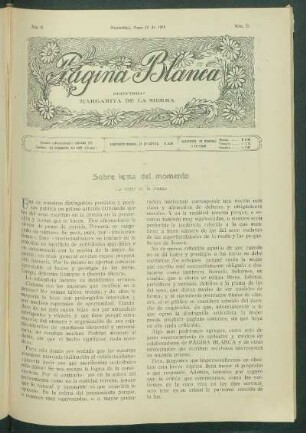 Sobre tema del momento