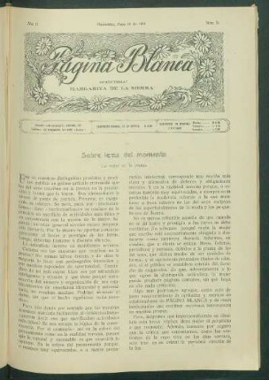 Sobre tema del momento